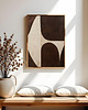 plakaty Plakat Brązowa abstrakcja 2