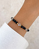 bransoletki z kamieni naturalnych Talizman - czarny turmalin, kryształ górski, hematyt 1