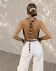 topy damskie Stripes - top z otwartymi plecami 1