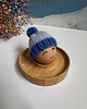 ozdoby wielkanocne Czapeczka z pomponem  na jajka wielkanocne  - 1 szt. 5