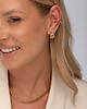 bransoletki - inne Złote warstwowe kolczyki w kształcie litery C Paraiso Arabella 3