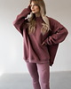 bluza bez kaptura damska Bluza Biggie Rose Brown 3