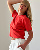 t-shirt damskie T-shirt damski  - RED ORANGE 1