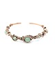 bransoletki wire wrapping Ozdobna bransoleta mankietowa z awenturynem 1