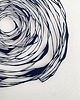 inne Wycinanka Dark Blue Spiral 1