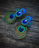 klipsy Peacock Eye-klipsy soutache 3