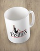kubki Kolorowy kubek z hasłem FASHION - mix kolorów 1