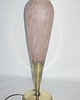 lampy stołowe Lampa stołowa Modern lata 60.  Mosiądz i szkło  Vintage  E14 3