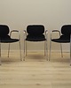 krzesła Komplet trzech krzeseł, włoski design, lata 70, produkcja: Włochy 1