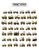 obrazy i plakaty do pokoju dziecięcego Traktory Claas! Dużo Traktorów! 50x70cm :) 1