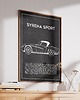 plakaty Plakat Polska Motoryzacja - FSO Syrena Sport 1