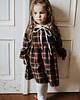 sukienki dla dziewczynki sukienka Klara  w  szkocką kratę OD RĘKI 4