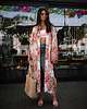 bluzki kimonowe damskie Kimono Flower Ecru LONG 1