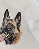 t-shirt damskie Koszulka Malinois T-shirt z haftem psa Prezent dla psiarza 4