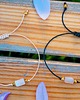 bransoletki na sznurku Minimalistyczna bransoletka z kwarcem różowym 4