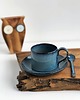 filiżanki Filiżanka ceramiczna ze spodkiem  - Borówka 2