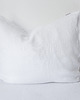 poduszki gładkie Lniana Poszewka Na Suwak PURE WHITE 3