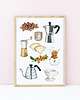 grafiki i ilustracje Kawa i Herbata - zestaw 2 grafik 3