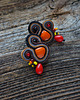 kolczyki soutache Autumn Garden - etniczne kolczyki soutache 2