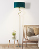 lampy podłogowe Czarna lampa stojąca do salonu do czytania MORONI VELUR 2