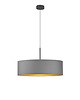 lampy wiszące Nowoczesna lampa wisząca LED do salonu SINTRA GOLD z abażurem 60 cm 6