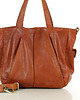 torby na ramię Miękka torebka skórzana shopperka na ramię -brąz camel 2