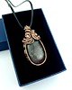 wisiory Wisiorek z agatem wire wrapping 8