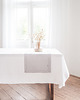obrusy i serwetki Lniany Bieżnik Heavy Linen LIGHT GRAY 4