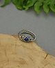 pierścionki - różne Pierścionek regulowany lapis lazuli wire wrapping 3