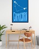 plakaty Plakat KOZIOROŹEC - CAPRICORN Znaki Zodiaku Gwiazdozbiór 1