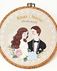 Ślub - inne Personalizowana pamiątka ślubna, haft w oprawie vintage 2