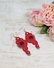 kolczyki soutache Czerwone kolczyki soutache - kolekcja Lady in Red 6