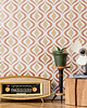tapety i naklejki ścienne Powtarzalny szablon malarski /RETRO GARLANDS 1