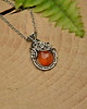 wisiory Wisiorek pomarańczowy karneol wire wrapping 4