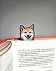 zakładki do książek Zakładka do książki Shiba Inu Akamaru* 2