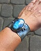bransoletki wire wrapping Niebiesko - bransoletka regulowana 1