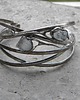bransoletki wire wrapping Surowe topazy   - bransoleta 1