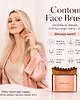 akcesoria dla niej CRYSTALLOVE Contour Face Brush - szczotka do drenażu limfatycznego twarzy, sz 1