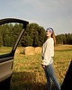 czapki damskie Niebieska opaska merino i alpaka 2