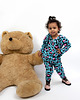 bluzy dla dziewczynki Bluza Dziewczynka DR.CROW Leopard Blue 2