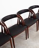 krzesła Komplet czterech krzeseł tekowych, duński design, lata 70,  Orte Mobelfabrik 2