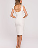sukienki midi damskie Sukienka ołówkowa-ecru(M-667) 2