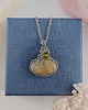 wisiory Naszyjnik Dynia Kwarc Rutylowy stal chirurgiczna wisiorek handmade wirewrapping 2