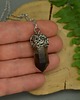 wisiory Wisiorek talizman surowy kwarc dymny wire wrapping 6
