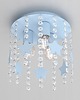 lampy do pokoju dziecka Nowoczesna lampa żyrandol do pokoju dziecięcego z kryształkami Elza 1
