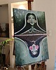 obrazy Obraz ręcznie malowany na płótnie 70x50 cm - Druga twarz 6