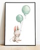 plakaty Plakaty Królik Miętowy, Plakaty Na Ścianę Dla Dzieci 3 szt 1