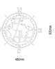 Ozdoby na ścianę Dekoracja 3D Kompas/ Róża Wiatrów GLOBE 6
