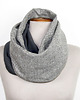 szale damskie Szal Komin Tuba Etola - Tweed HERRINGBONE 7