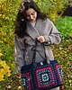 torby na ramię Duża torebka na szydełku granny square 3